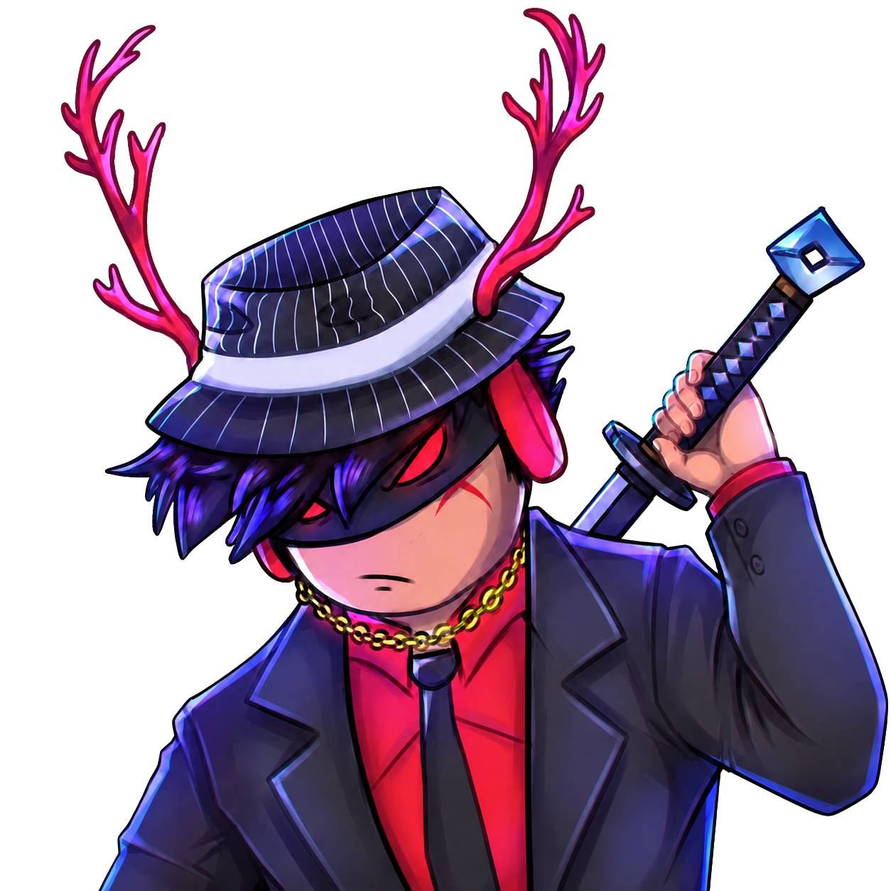 Personagem oficial de Guga028 com espada
